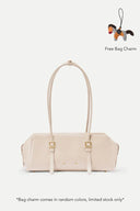 Monti East West Shoulder Bag in Oiled Waxed Top Grain Leather