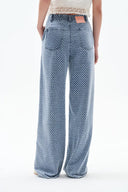 Sunny Wide Leg Jeans in Cotton Denim