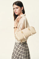 Monti East West Shoulder Bag in Oiled Waxed Top Grain Leather