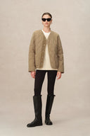 Olivia Cropped Puffer in High-Density Water-Repellent Fabric2