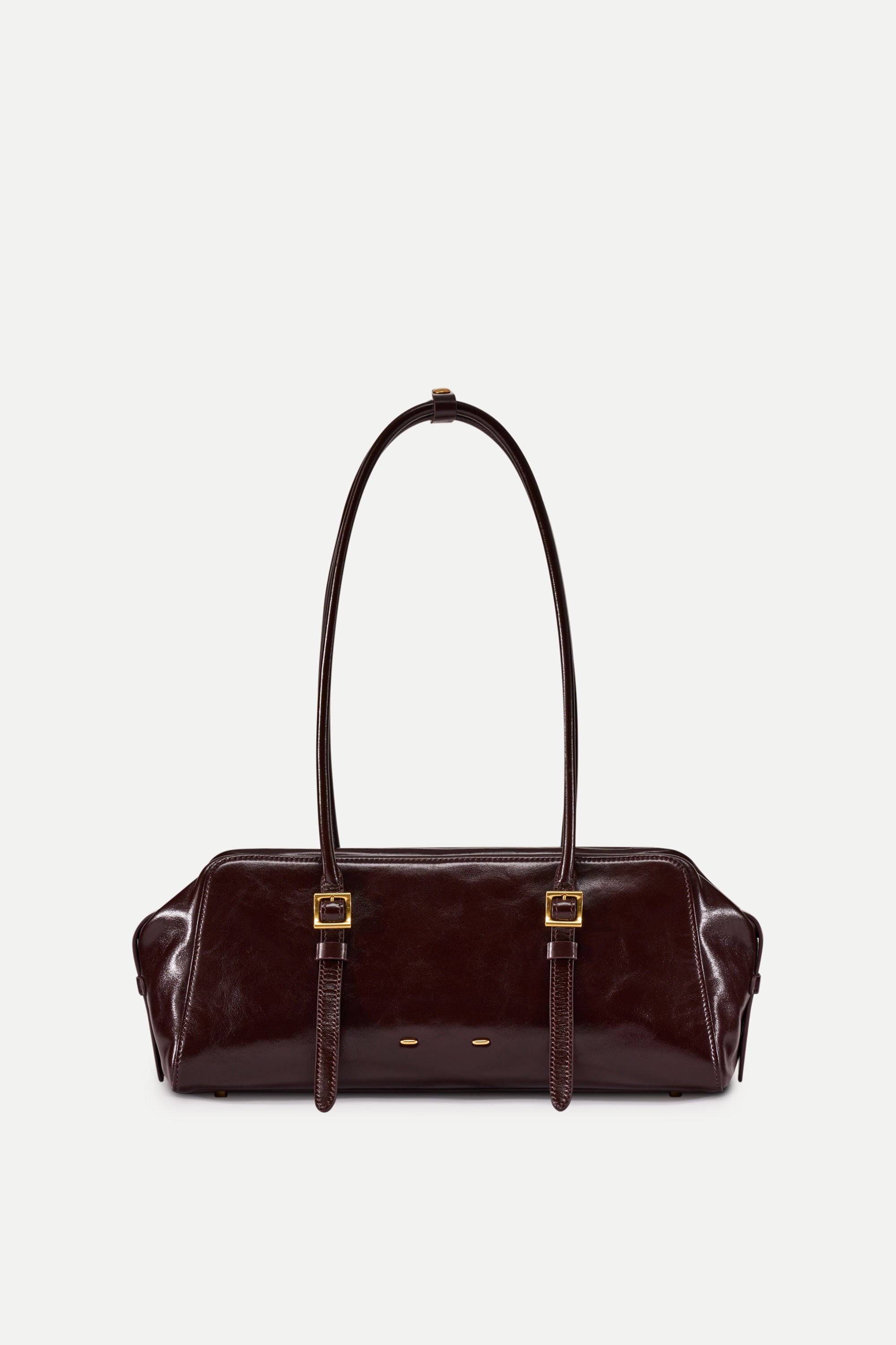 Monti Boston Bag in Oiled Waxed Top Grain Leather