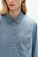 Willo Sky Blue Shirt in Tencel Denim