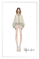 Kelena Flora Print Blouse in Crepe Georgette