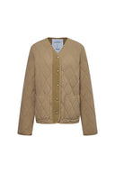 Olivia Cropped Puffer in High-Density Water-Repellent Fabric2