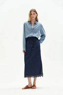 Willo Sky Blue Shirt in Tencel Denim