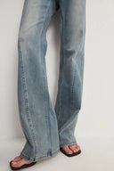 Harry Flared Jeans in Cotton Denim