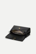 Fab Rialto Double Flap Handbag in Calfskin Leather