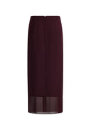 Elodie Hand-Applied Sequin Mesh Midi Skirt in Full Sequin