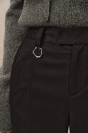 Chance Flared Suit Trousers in Fine Wool