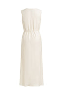 Phoebe Sleeveless Cowl Neck Dress in Crinkle Acetate