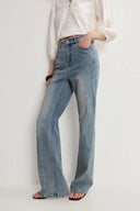 Harry Flared Jeans in Cotton Denim