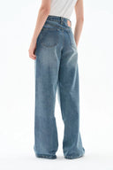 Seren Elastic Waist Wide-Leg Jeans