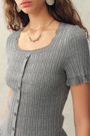 Mia Short Sleeve Knit Cardigan