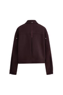 Brianna Hand Sewn Buttonholes Jacket in Merino Wool