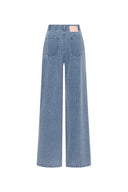 Sunny Wide Leg Jeans in Cotton Denim