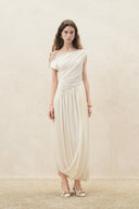 mybrand silk dress black front